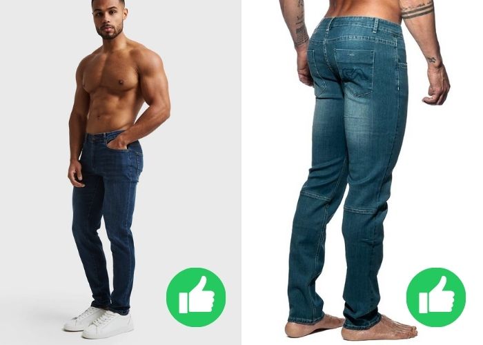 Homem No Espelho - roupas para homens musculosos - jeans