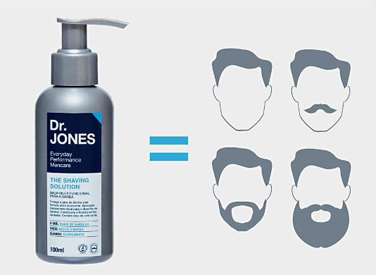 Homem No Espelho - Balm de barba Dr Jones The Shaving Solution