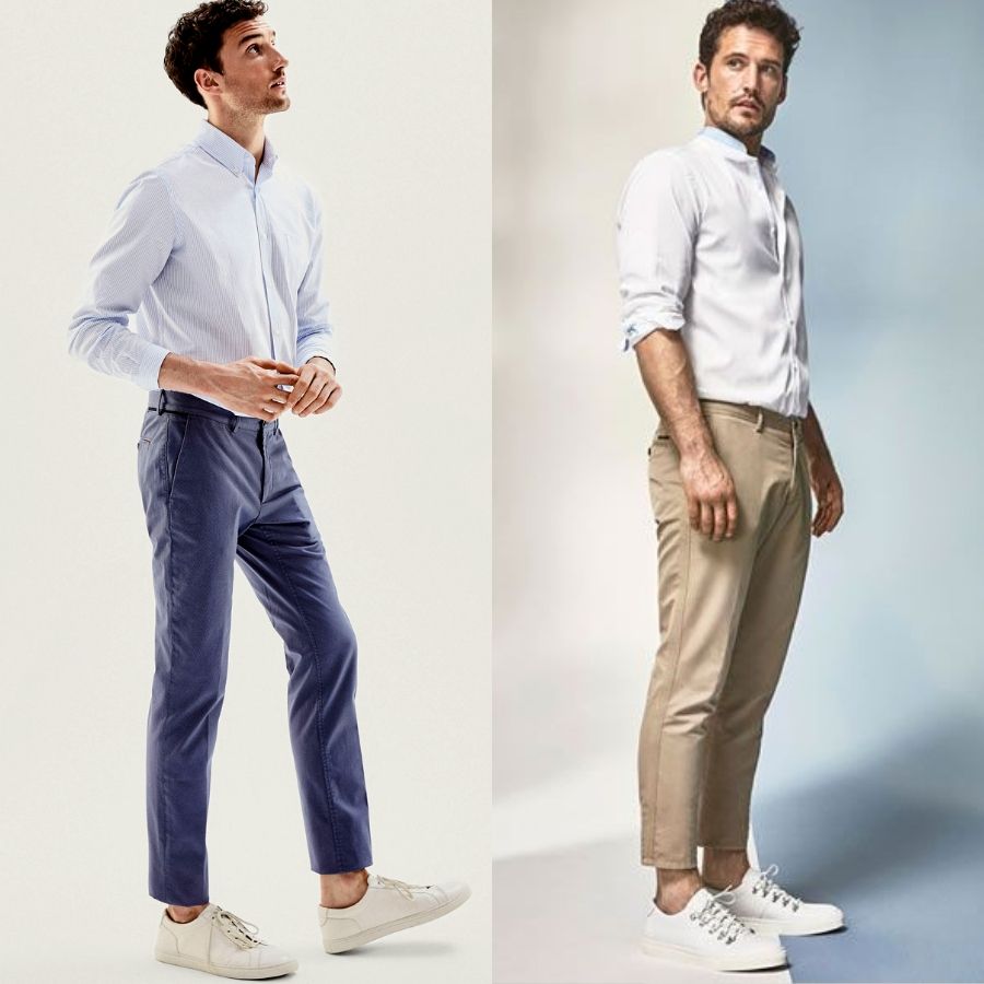 calça masculina cropped social