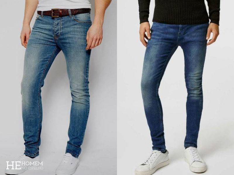 Homem No Espelho - tipos de jeans masculinos - Jeans skinny