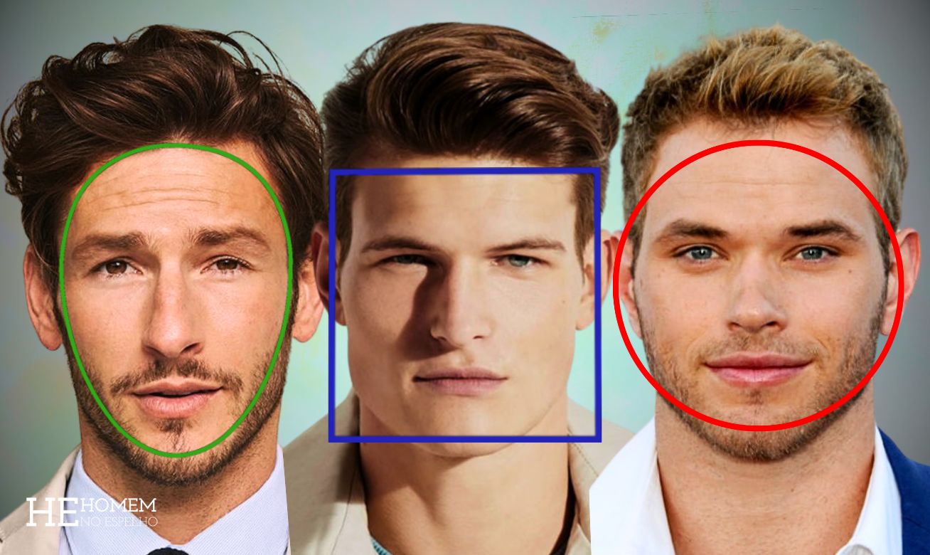 Homem No Espelho - Escolha o corte de cabelo para seu formato de rosto