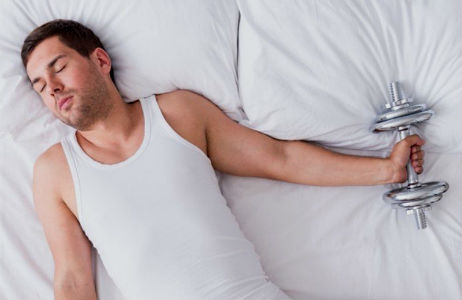 Homem No Espelho - Como ganhar músculos durante o sono-hipertrofia