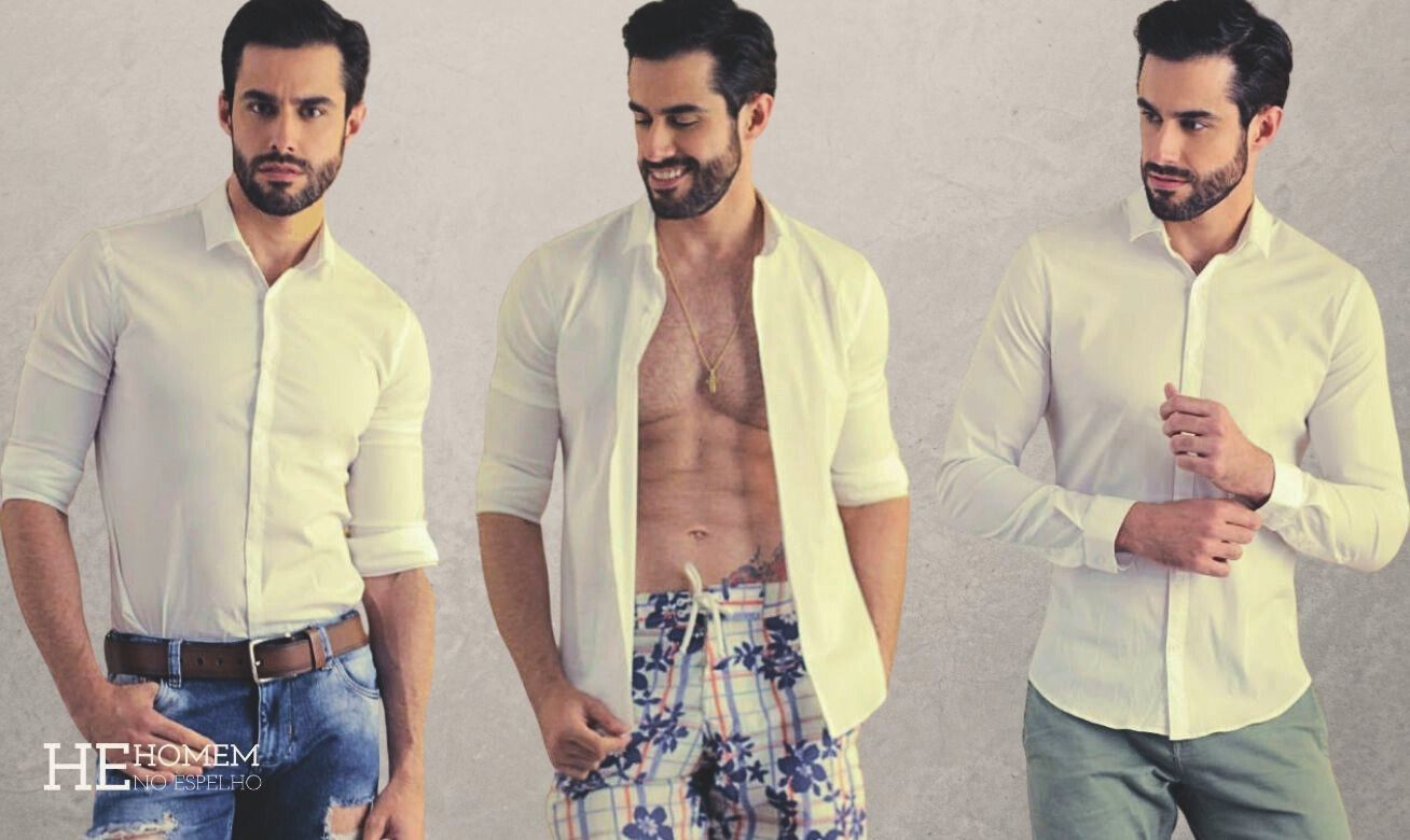 Homem No Espelho - Camisa branca