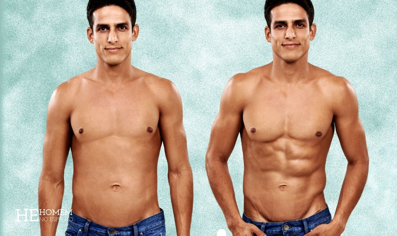 Homem No Espelho - Falso magro: como perder barriga e ganhar músculos