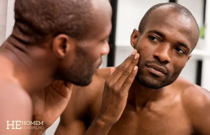 Homem No Espelho - Como cuidar da pele negra masculina