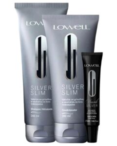 Linha Lowell para cabelo grisalho