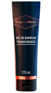 Homem No Espelho - Gel de Barbear Transparente King C. Gillette