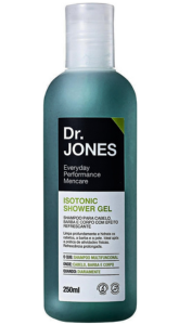 Homem No Espelho - Shampoo Cabelo, Barba e Corpo DR. JONES Isotonic Shower Gel