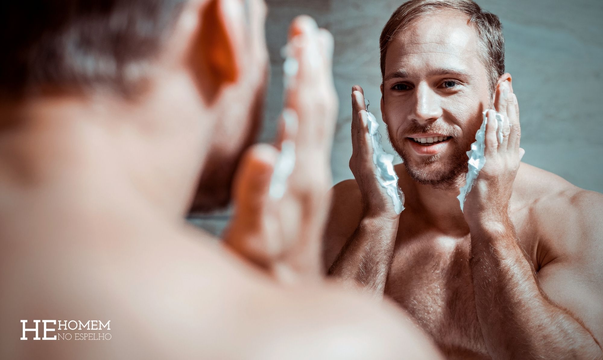 Homem No Espelho - Cuidar de si mesmo é o segredo para começar bem o dia