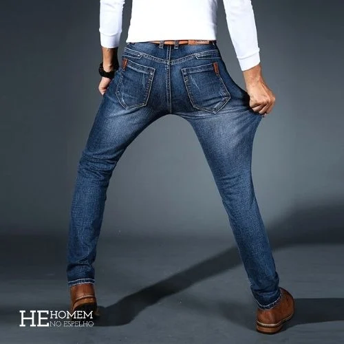 Homem No Espelho - Jeans masculino stretch