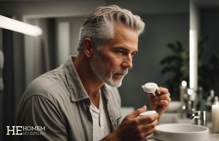 Homem No Espelho - Cuidados com a pele para homens de 50 anos