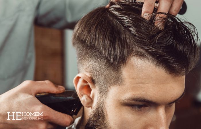 Homem No Espelho - Corte de cabelo masculino low fade
