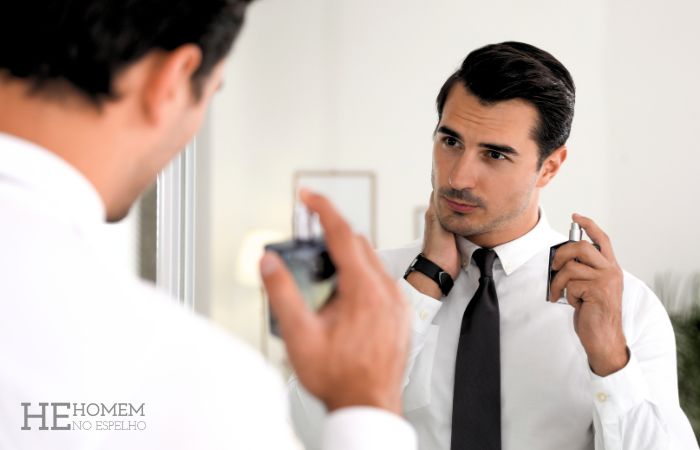 Homem No Espelho - tipos de perfumes masculinos
