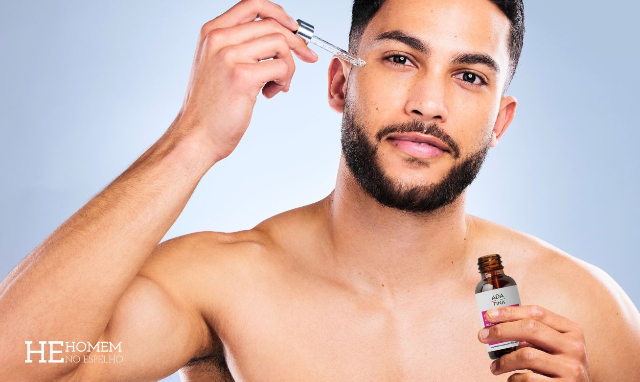 Homem No Espelho - Retinol para pele masculina