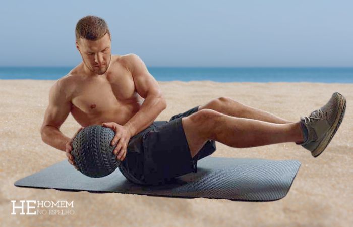 Homem No Espelho - exercícios para fazer na praia