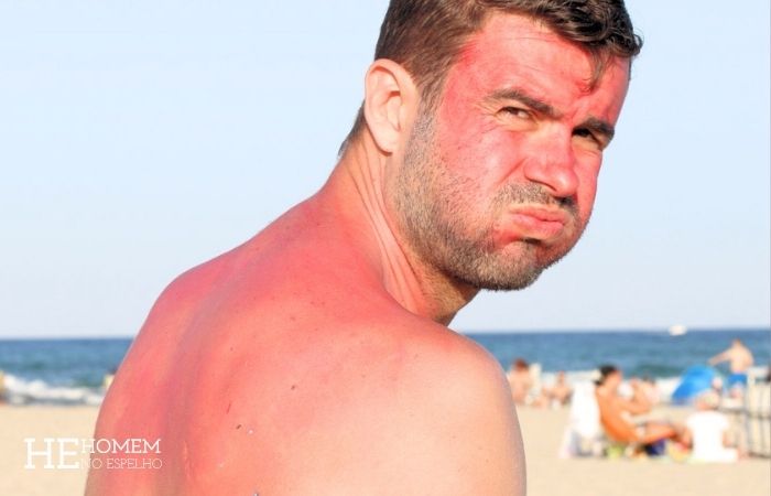 Homem No Espelho - como cada tipo de raio solar age na pele