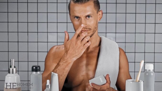 Homem No Espelho - cuidados faciais para homens)