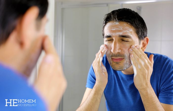 Homem No Espelho - sabonete facial