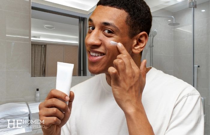 Homem No Espelho - cuidados masculinos com a pele do rosto