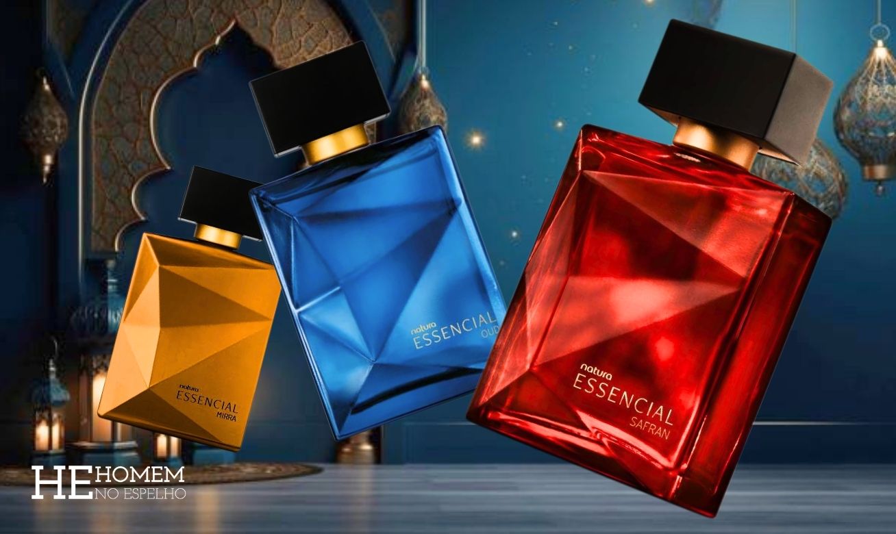 Homem No Espelho - Perfumes Natura Coleção Essencial Ingredientes Árabes