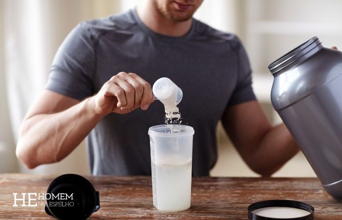 Homem No Espelho - Treino de musculação para iniciantes - suplementos