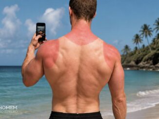 Homem No Espelho - A queimadura da praia não é o pior dano do sol na pele
