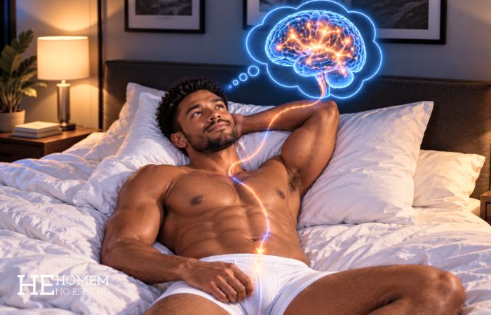 Homem No Espelho - Quanto tempo demora para ter nova ereção depois de gozar?